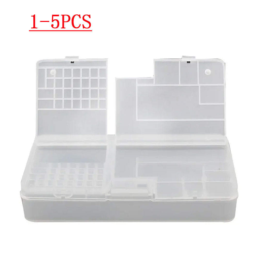 Electronics Gadgets And Accessories - Pudełko, Elementy elektroniczne, Przezroczyste plastikowe pojemniki,