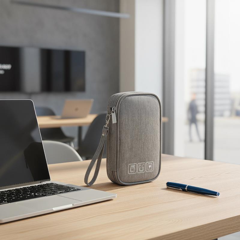 Electronics Gadgets And Accessories - Dwuwarstwowa torba do przechowywania kabli, organizer