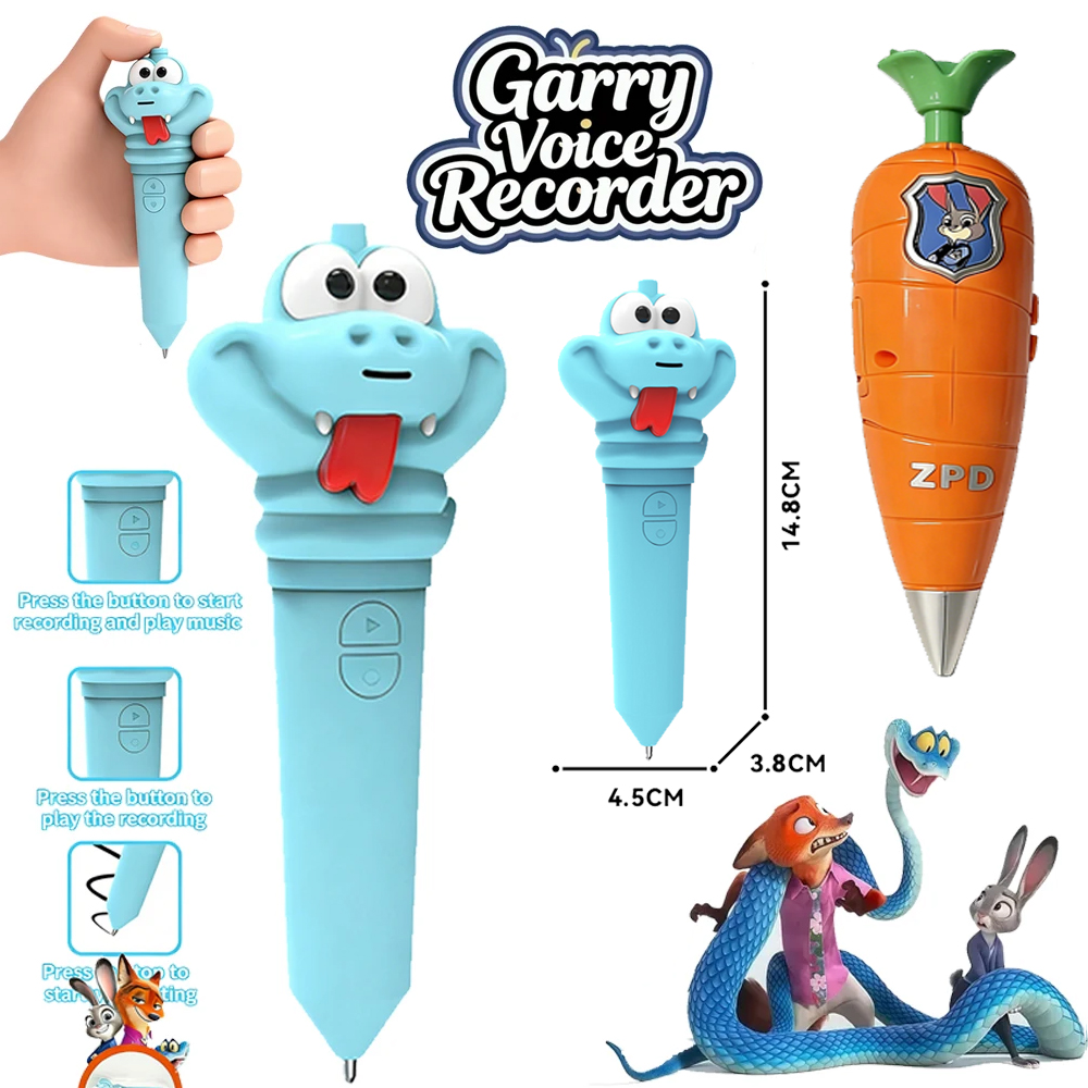 Voice Recorder Pen - Gorąca Wyprzedaż Disney Zootopia 2 Długopis