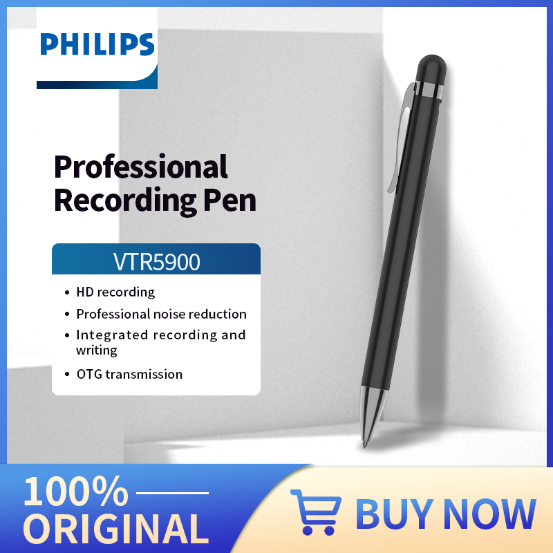 Voice Recorder Pen - Dyktafon profesjonalny PHILIPS z inteligentną redukcją