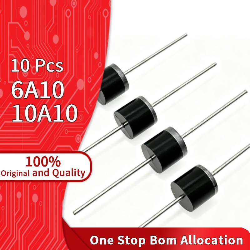 Electronics Gadgets And Accessories - 10 szt. 6A10 10A10 Dioda prostownicza