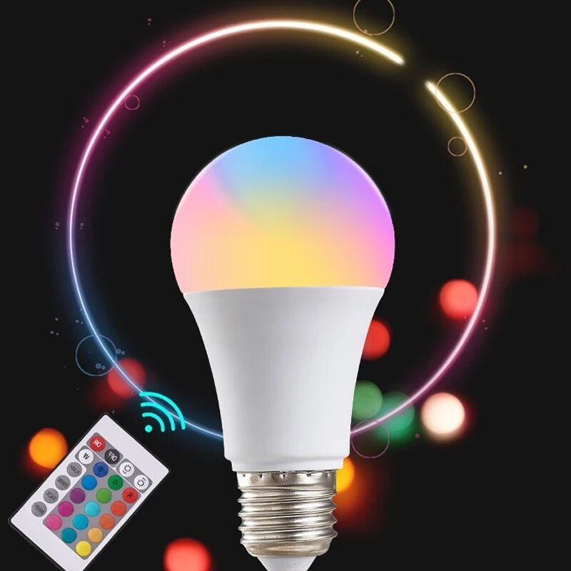 16 kolorów Żarówka RGB LED Wie – Electronics Gadgets For Home recenzja i cena