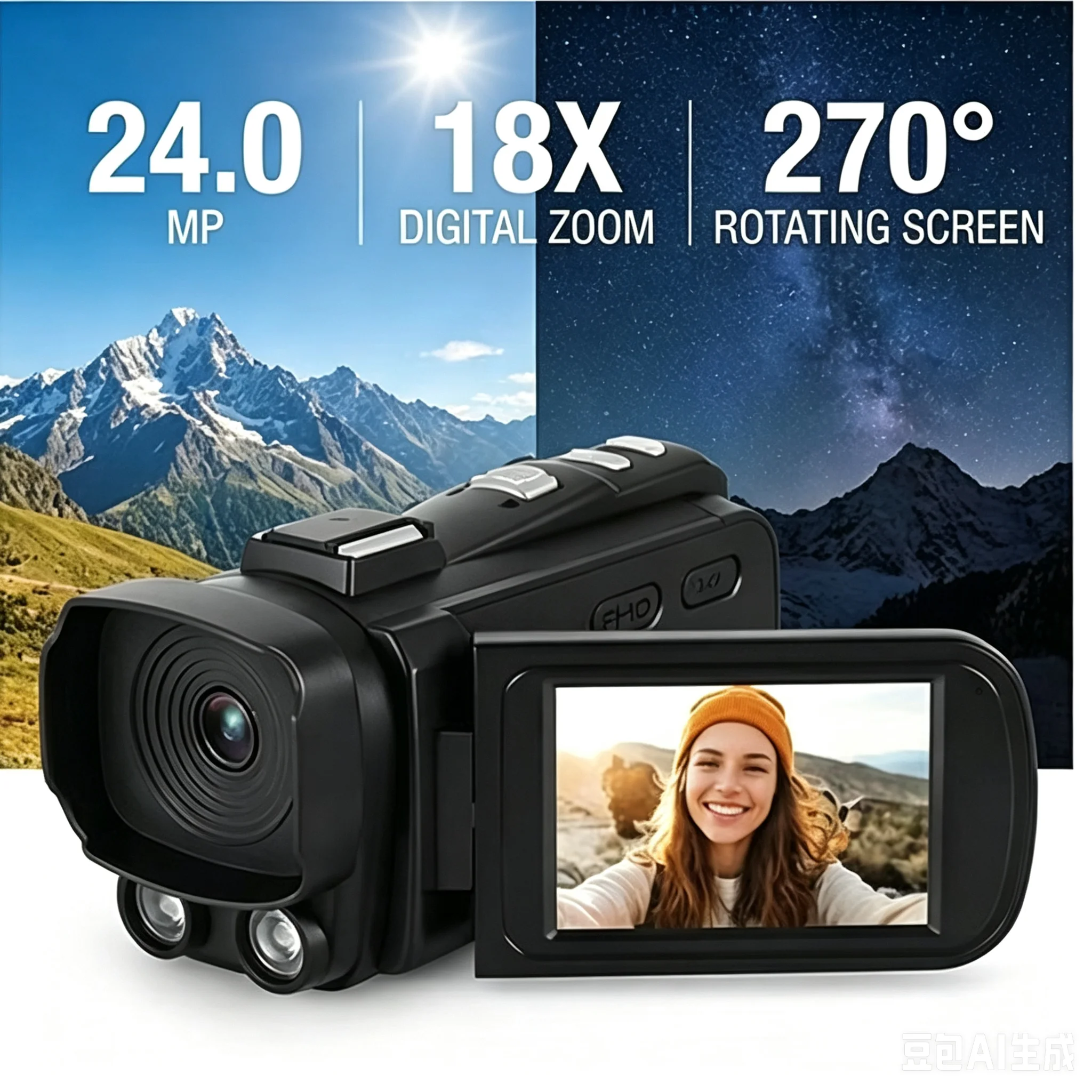 Kamera cyfrowa 1080P Full HD,  – Electronics Gadgets For Home recenzja i cena