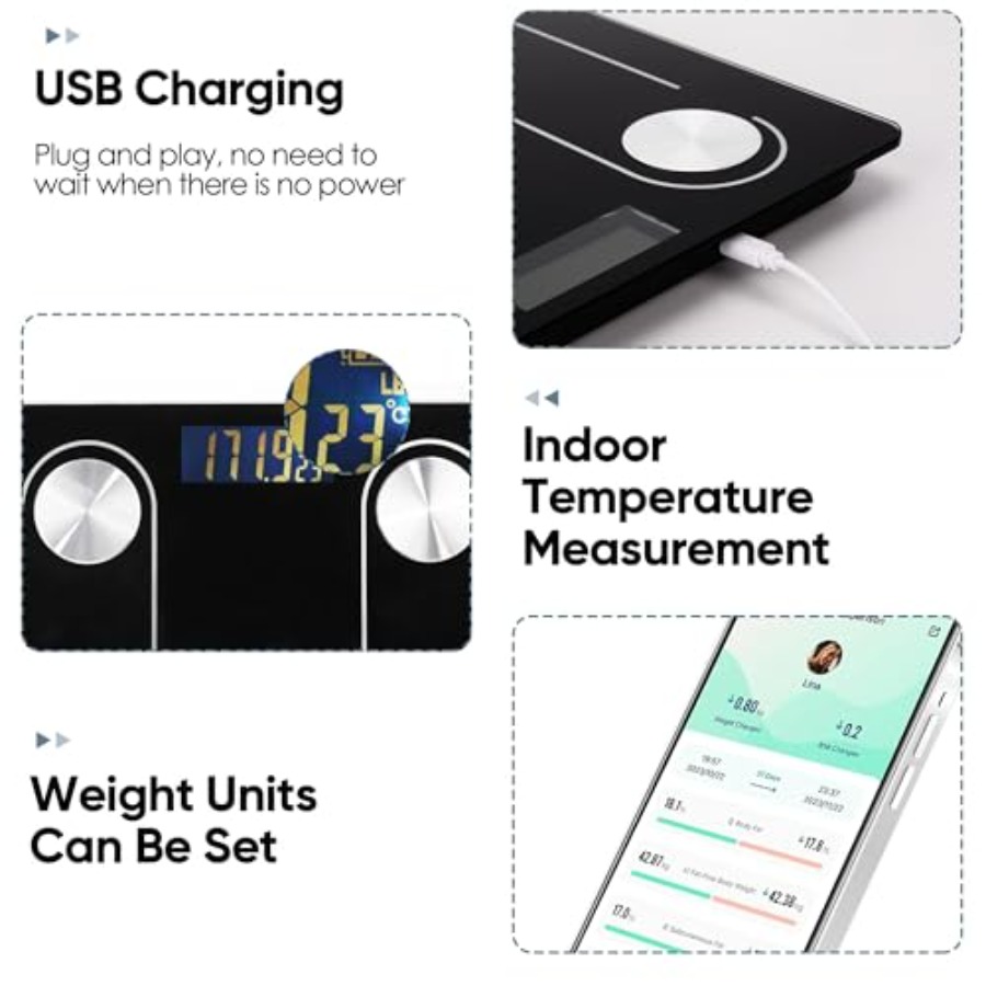 Inteligentna waga Bluetooth do – Body Fat Scale Smart recenzja i cena